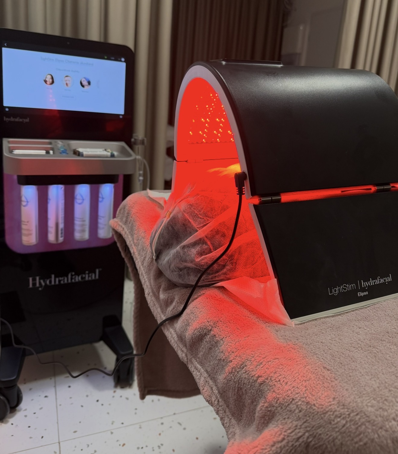 LightStim LED terapia s HydraFacial